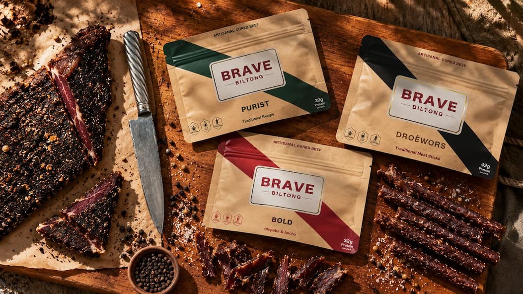 The Brave Bundle: Brave Droëwors, Brave Bold and Brave Purist pouches